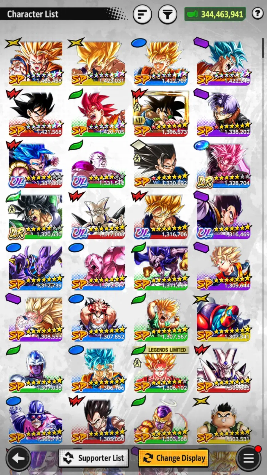 Dragon Ball Legends Accounts Android|Lvl 157|344.4M Total Power|630 CC|2 LR|5 U image 13