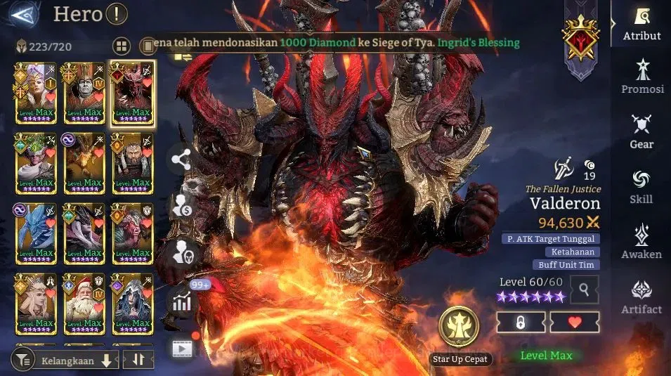 Watcher of Realms Accounts GLOBAL 60x|Lv 92|9,7M Power|14 Lord[PraetusA4,Ingr image 10