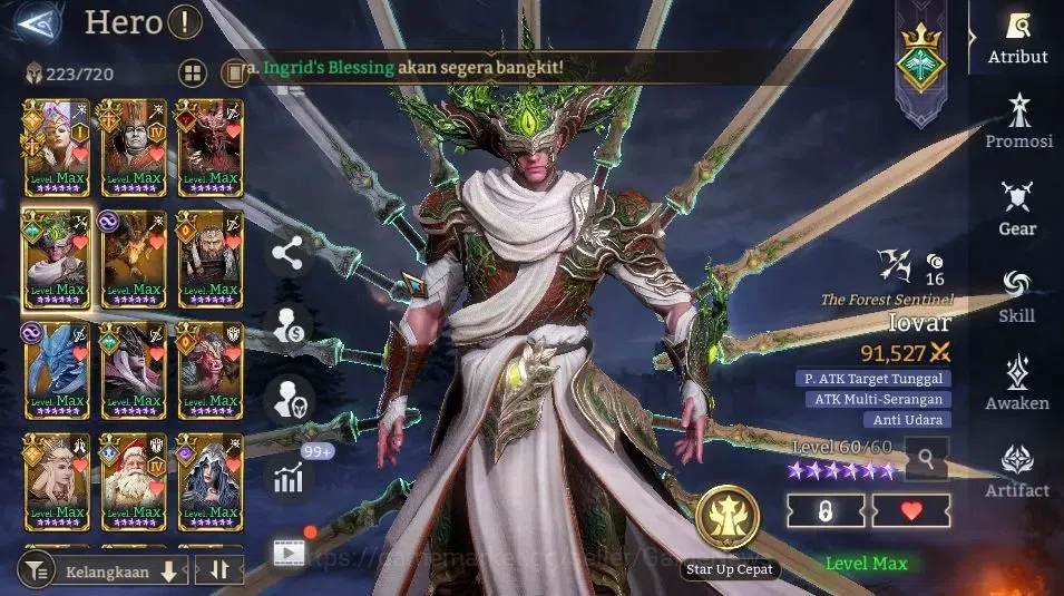 Watcher of Realms Accounts GLOBAL 60x|Lv 92|9,7M Power|14 Lord[PraetusA4,Ingr image 11