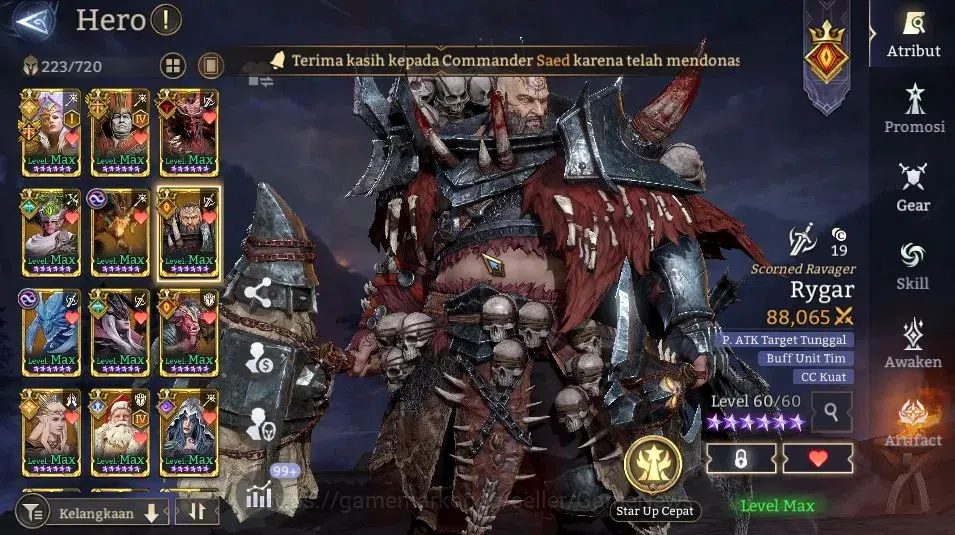 Watcher of Realms Accounts GLOBAL 60x|Lv 92|9,7M Power|14 Lord[PraetusA4,Ingr image 13