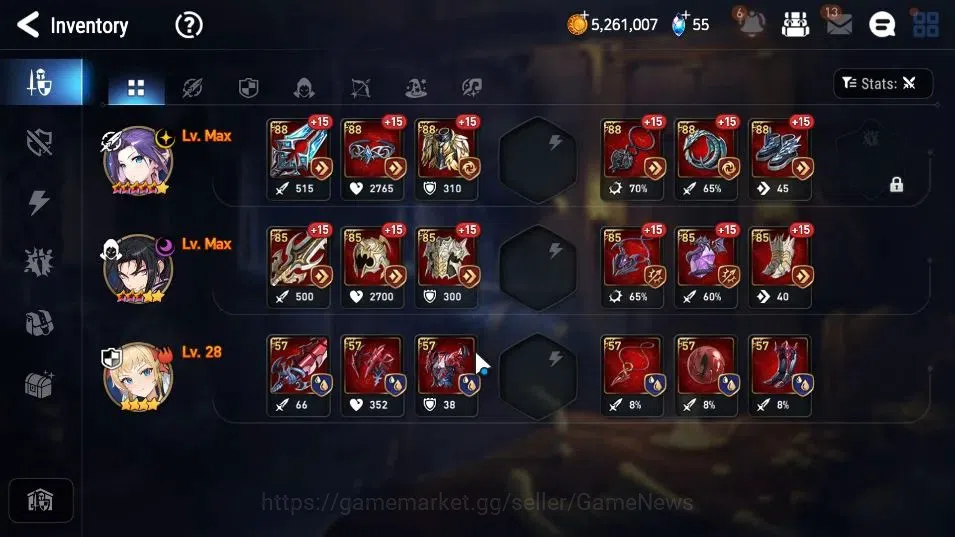 Epic Seven Accounts GLOBAL Unverif|New Era|2 ML (Rhiana&Luciel,Har Set image 15