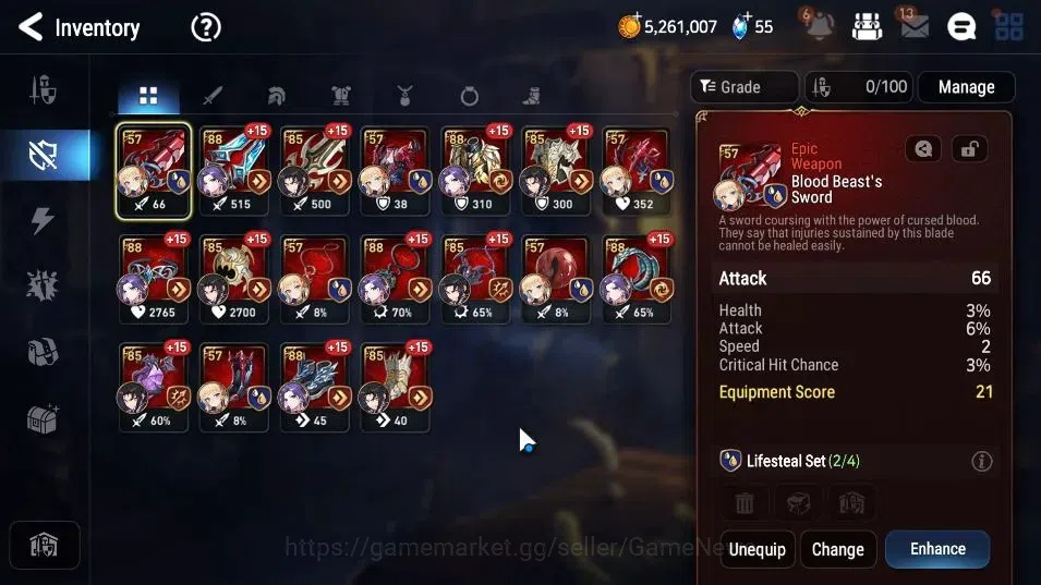Epic Seven Accounts GLOBAL Unverif|New Era|2 ML (Rhiana&Luciel,Har Set image 16
