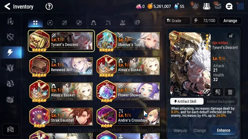 Epic Seven Accounts GLOBAL Unverif|New Era|2 ML (Rhiana&Luciel,Har Set image 17