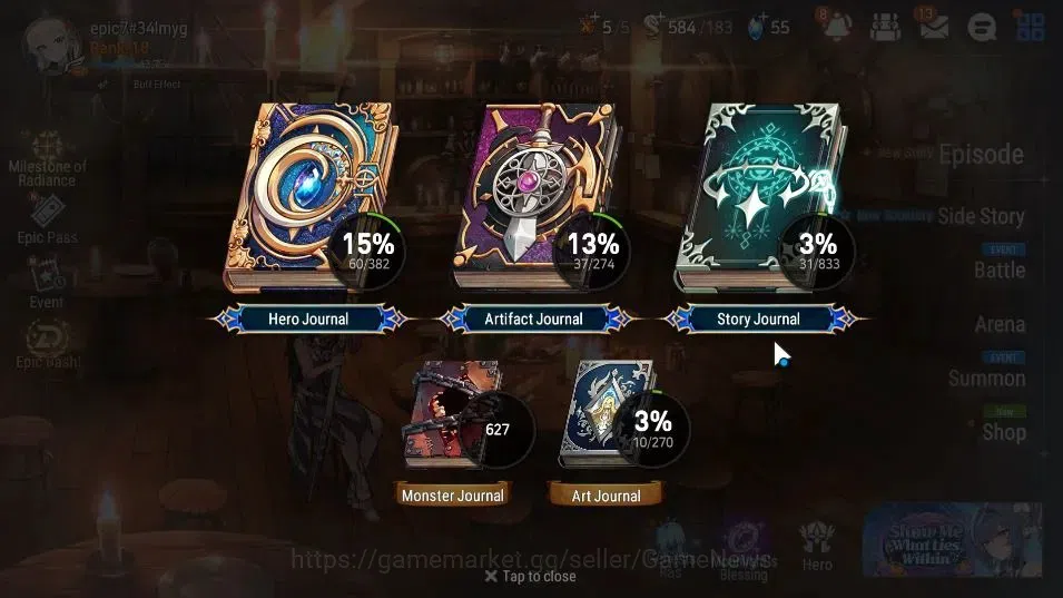 Epic Seven Accounts GLOBAL Unverif|New Era|2 ML (Rhiana&Luciel,Har Set image 3