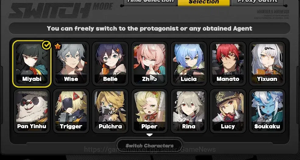 Zenless Zone Zero Accounts Mid-Game ASIA|IK 50|S2 CH6|200 EMT|5 Limit,2 VH[YiXuan,Miyabi,Lucia,Trigger,Zhao]+2 STD 2