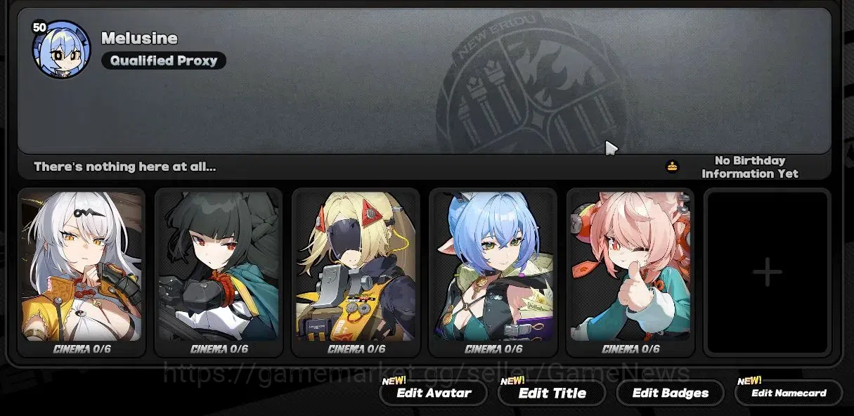Zenless Zone Zero Accounts Mid-Game ASIA|IK 50|S2 CH6|200 EMT|5 Limit,2 VH[YiXuan,Miyabi,Lucia,Trigger,Zhao]+2 STD 4