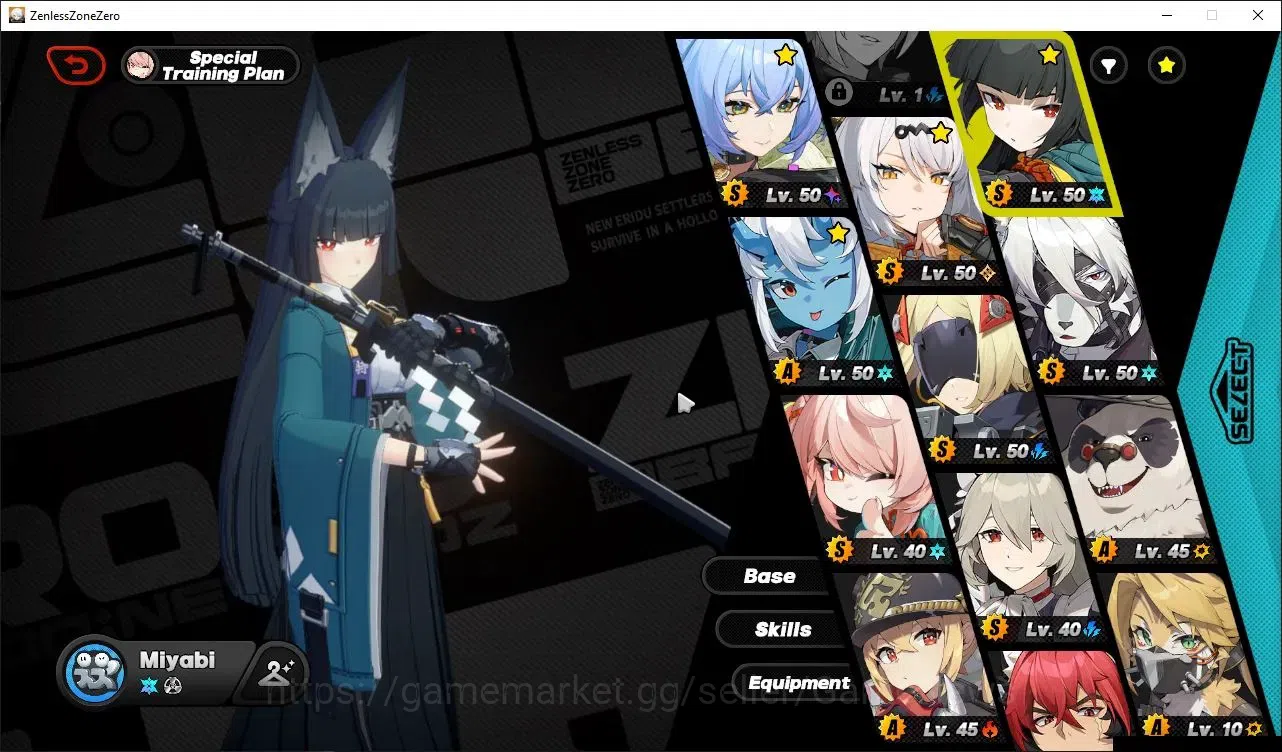 Zenless Zone Zero Accounts Mid-Game ASIA|IK 50|S2 CH6|200 EMT|5 Limit,2 VH[YiXuan,Miyabi,Lucia,Trigger,Zhao]+2 STD 5