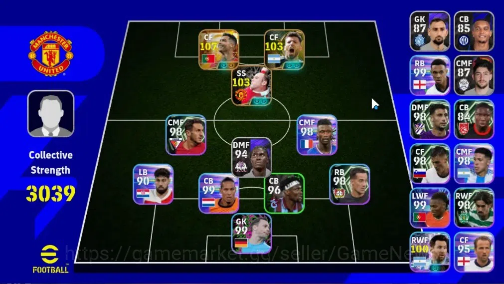 eFootball Accounts Legends & Iconic Players Android|Big Time Cristiano Ronaldo 23 Jun'26|Epic Wayne Rooney,Sergio 1