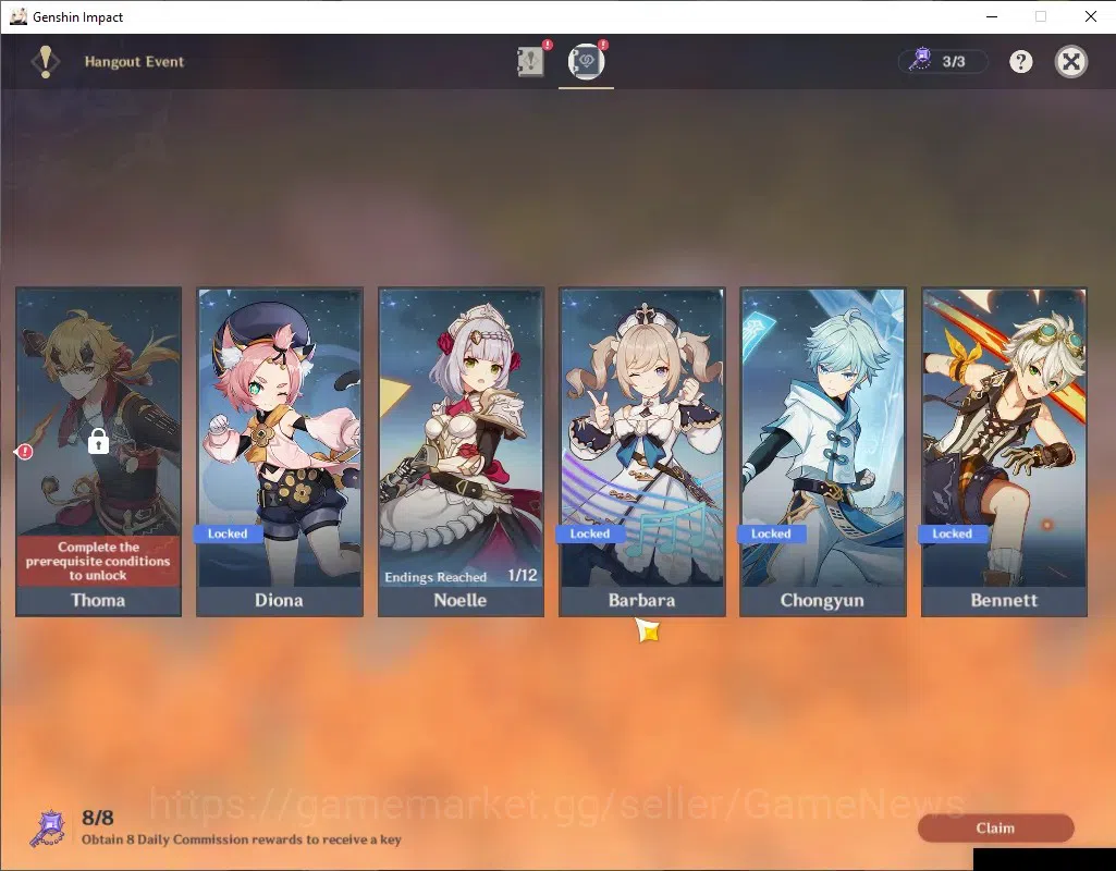 Genshin Impact Accounts ASIA|AR 45|5 Limited + 1 (*5Weapon)|Zibai,Hutao,Ay image 19
