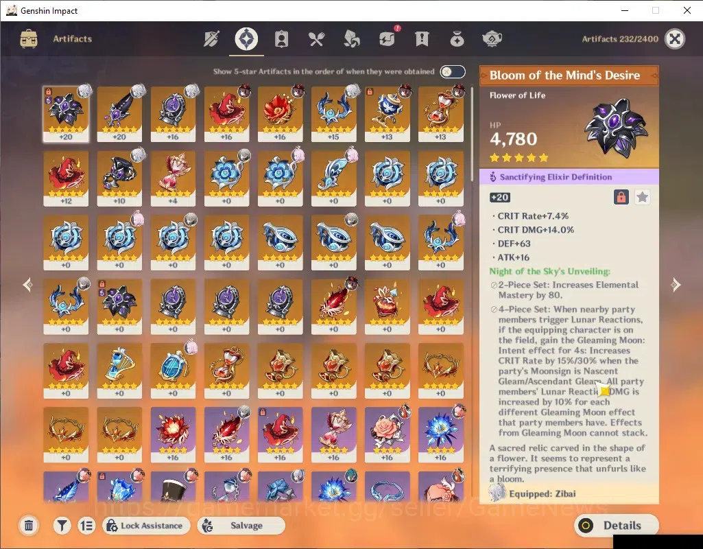 Genshin Impact Accounts ASIA|AR 45|5 Limited + 1 (*5Weapon)|Zibai,Hutao,Ay image 4