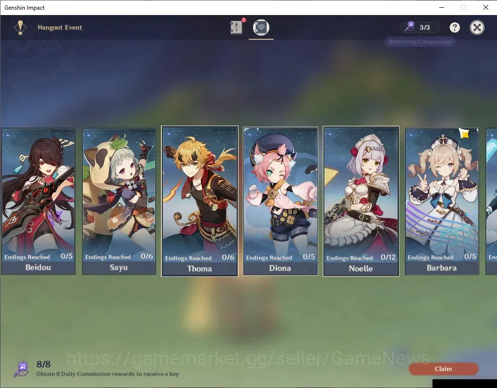 Genshin Impact Accounts ASIA|AR 53|3 Limited + 1 (*5 Weapon)|MavuikaC1,Cit image 20