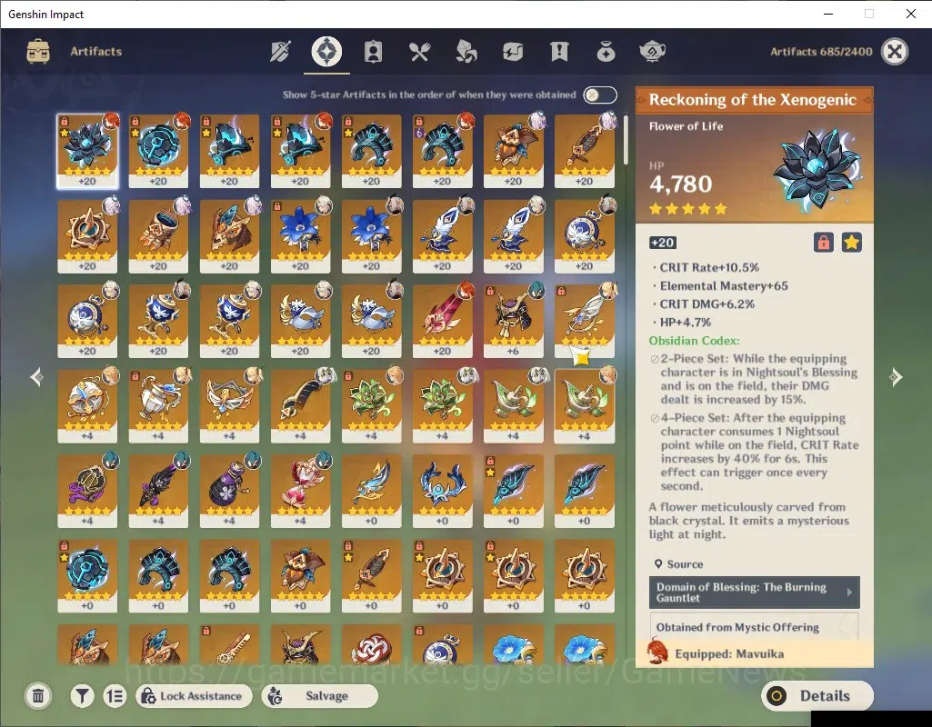 Genshin Impact Accounts ASIA|AR 53|3 Limited + 1 (*5 Weapon)|MavuikaC1,Cit image 5