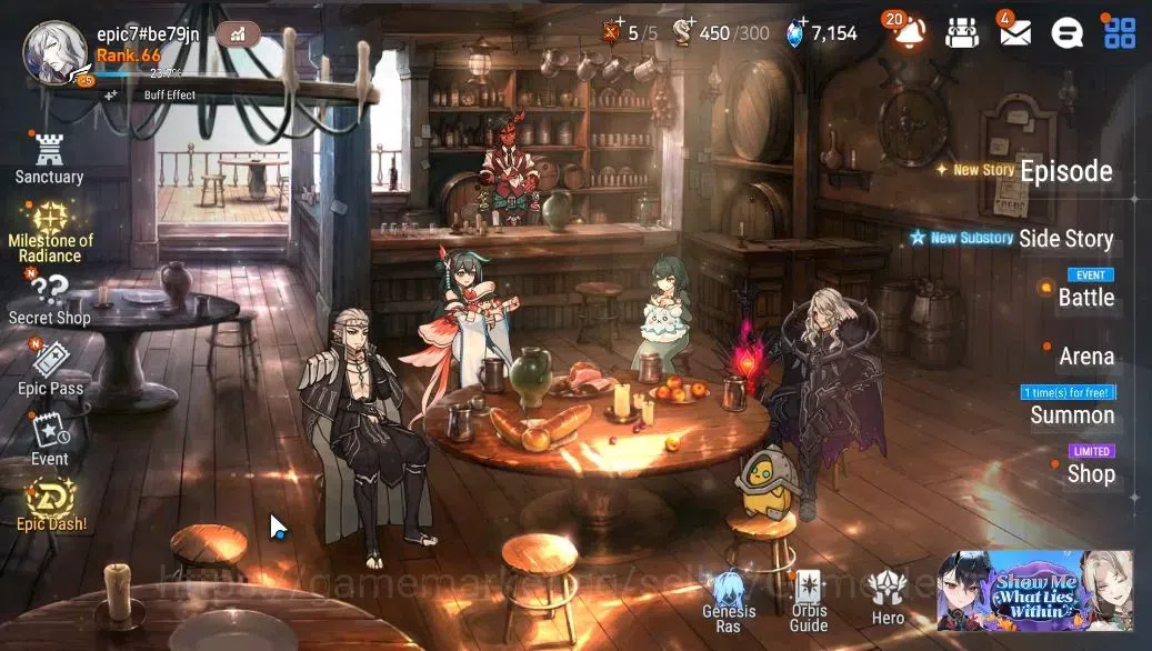 Epic Seven Accounts High-End GLOBAL UnVerif|NewEra|14 ML(Salome,NM Luna,EIlynav,Straze,Belian,Etc)+Rinak,P 1