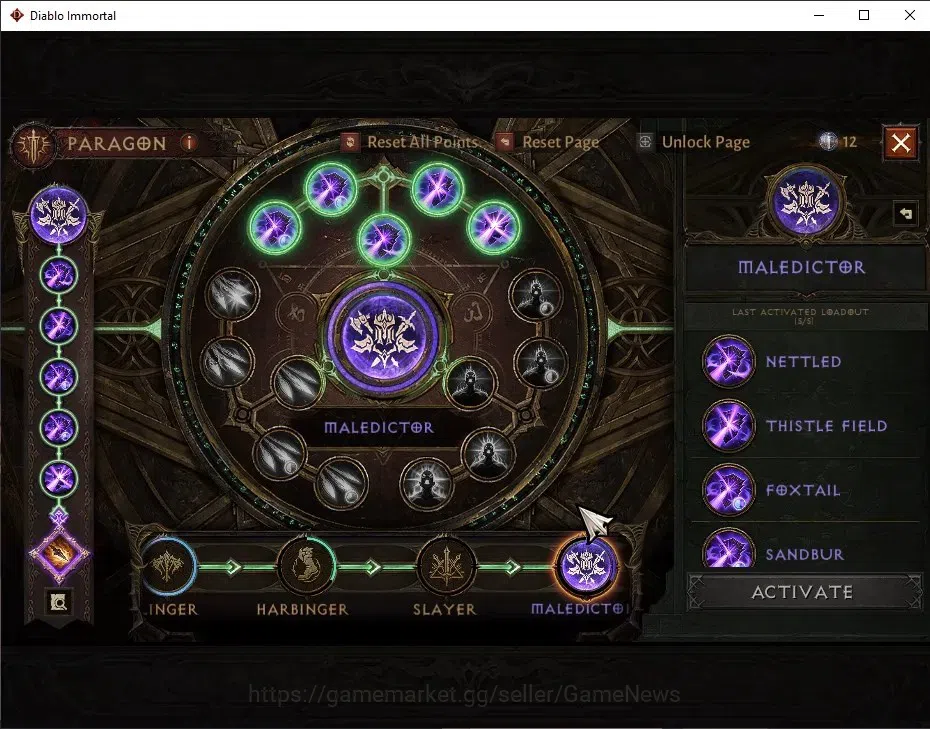 Diablo Immortal Accounts SEA=Verathiel|CS ON|Lv60(456)|Necromancer|CR 35k|R image 11
