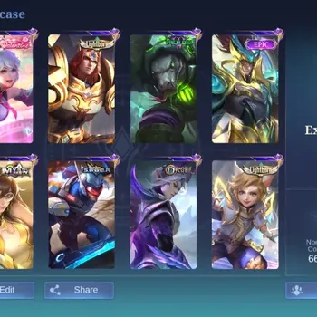 Mobile Legends: Bang Bang Accounts Others Global|Skin 171|Expert|Lightborn Tigreal+Harith,V.E.N.O.M Grock,DragonT Ling,Epic