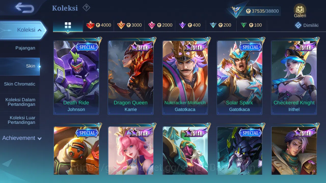 Mobile Legends: Bang Bang Accounts Hero 78 Skin 149 | Luckybox Haya | Annual Lesley | image 6