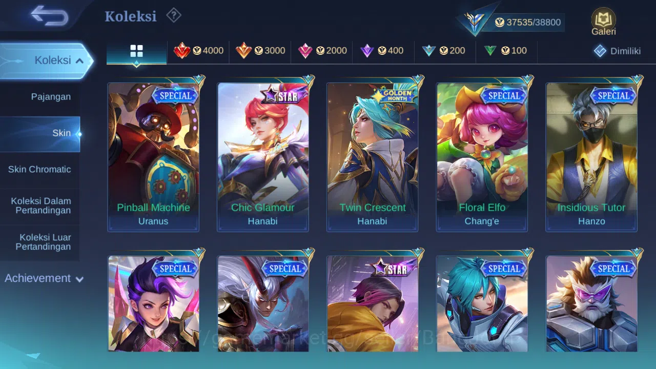 Mobile Legends: Bang Bang Accounts Hero 78 Skin 149 | Luckybox Haya | Annual Lesley | image 7