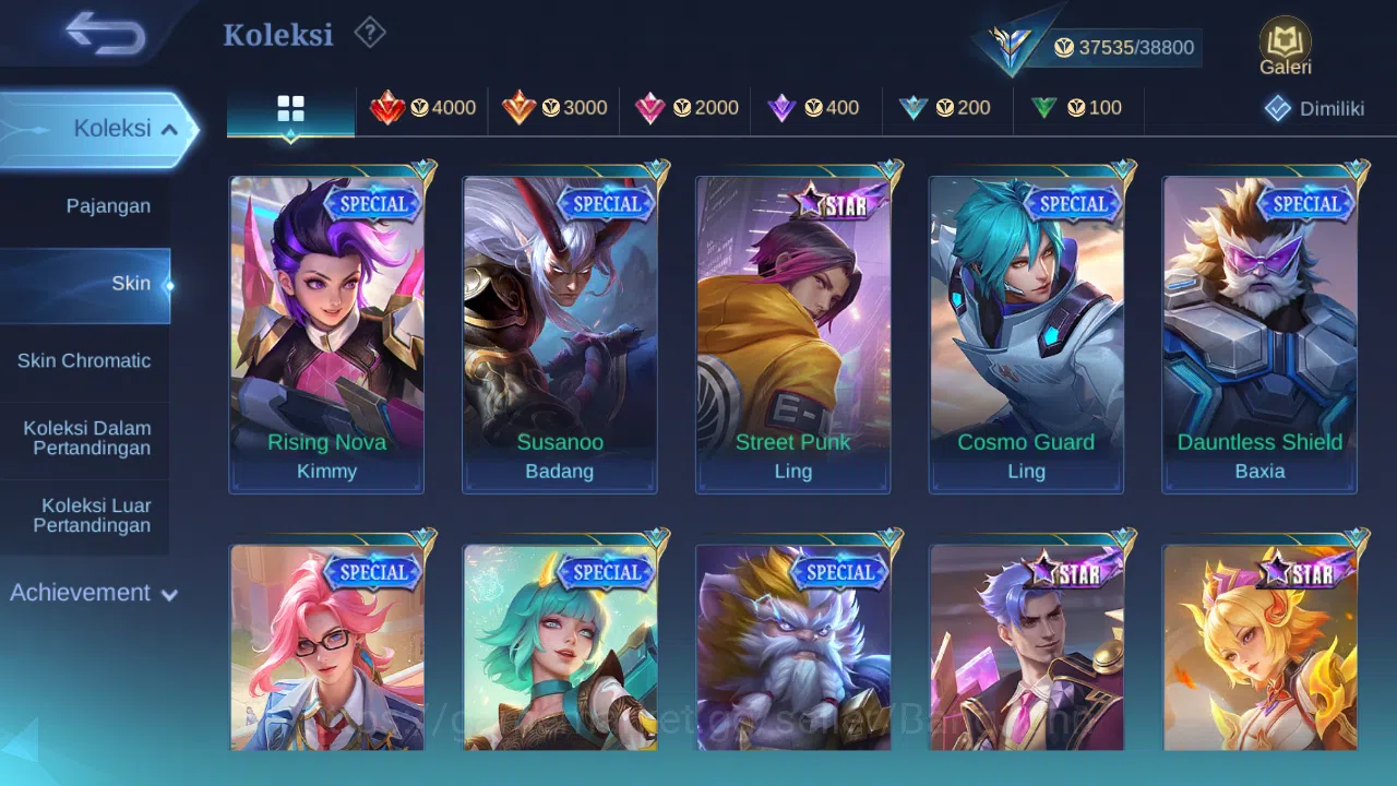 Mobile Legends: Bang Bang Accounts Hero 78 Skin 149 | Luckybox Haya | Annual Lesley | image 8