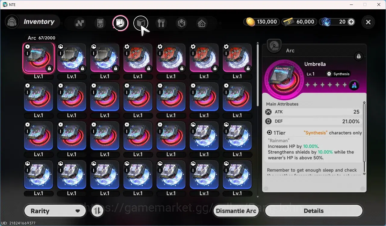 Neverness to Everness Accounts EU | Starter Lv 3 | 1 SSR (Hathor)+ 7 SR + Glider  image 6