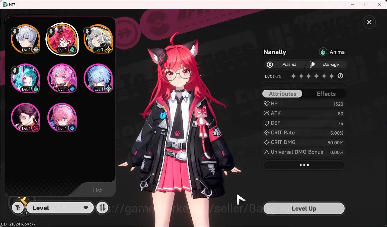 Neverness to Everness Accounts EU | Starter Lv 3 | 1 SSR (Hathor)+ 7 SR + Glider  image 9