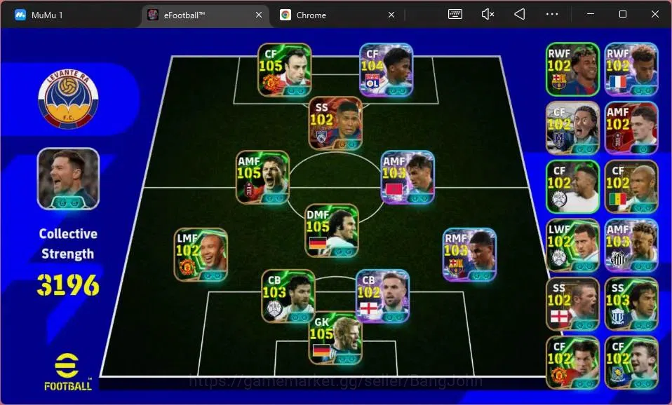 eFootball Accounts Android|PW 3196|Bigtime Bergson|Epic Beckenbauer,K image 3
