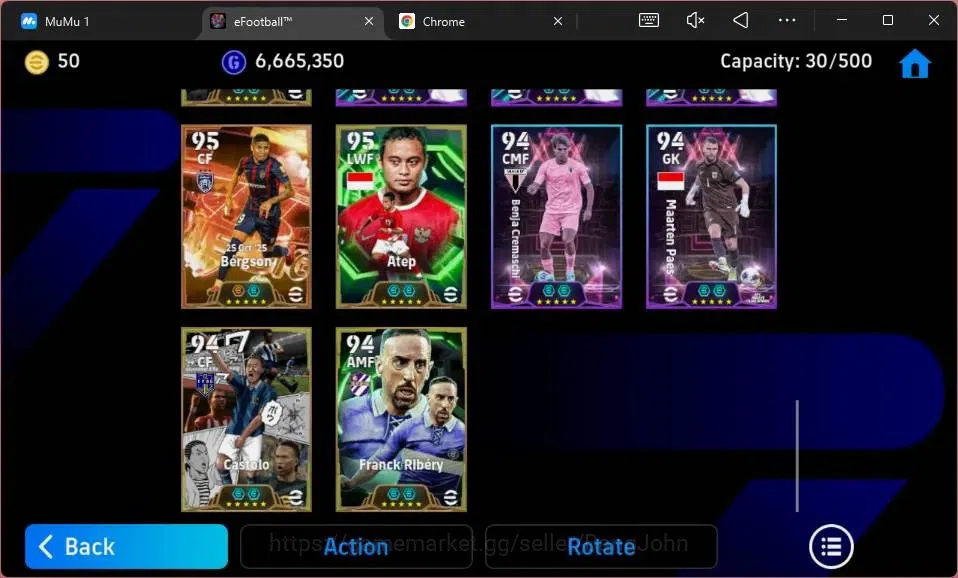 eFootball Accounts Android|PW 3196|Bigtime Bergson|Epic Beckenbauer,K image 4