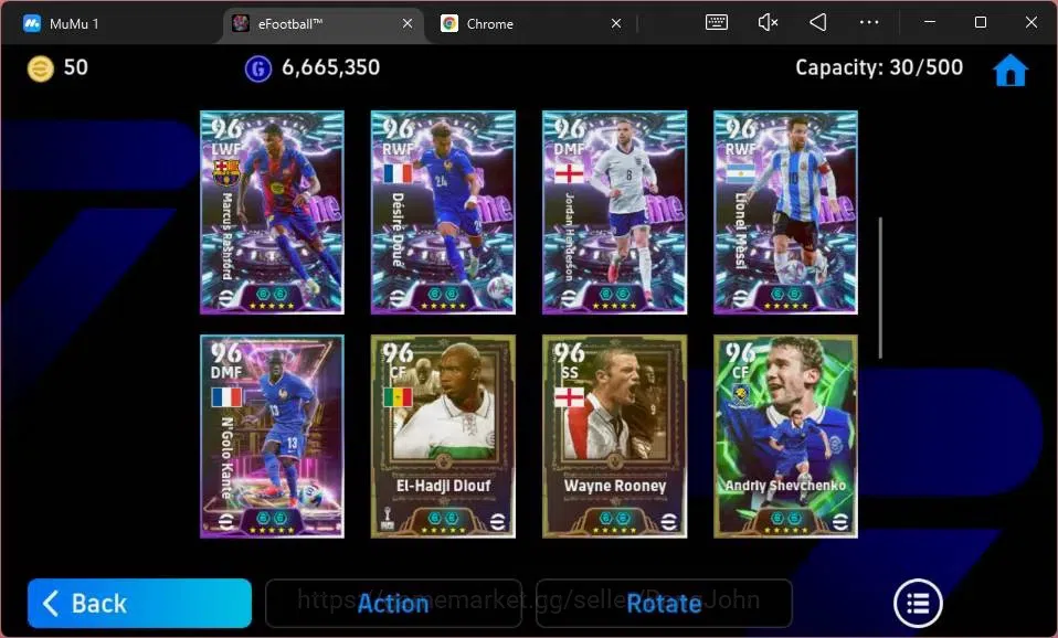 eFootball Accounts Android|PW 3196|Bigtime Bergson|Epic Beckenbauer,K image 6