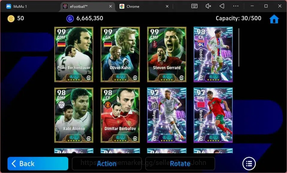 eFootball Accounts Android|PW 3196|Bigtime Bergson|Epic Beckenbauer,K image 7