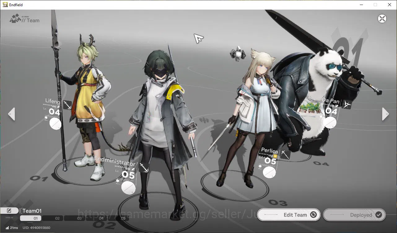 Arknights: Endfield Accounts Asia Lv2|Day3|Meta SSR Lifeng&Ardelia+5SR Operators(Avywenna&Wulfguard)|1 6 10