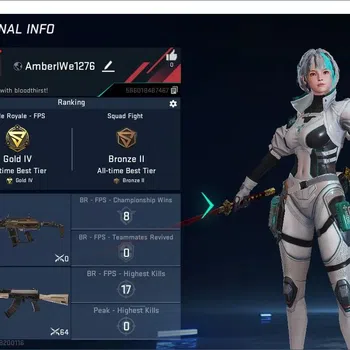 Blood Strike Accounts Collab Skin Asia|1 Collab Melee:Katana-TPR (TR)|1 Collab Gun:MP7-KBxCM (TR)|2 Legendary Guns|Epic