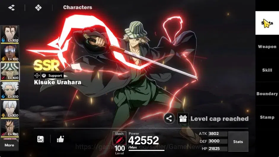 BLEACH: Soul Resonance Accounts NuverseSEA|LV 76|11 SSR[AizenB2,Tosen,UrahB1,Toshi image 9