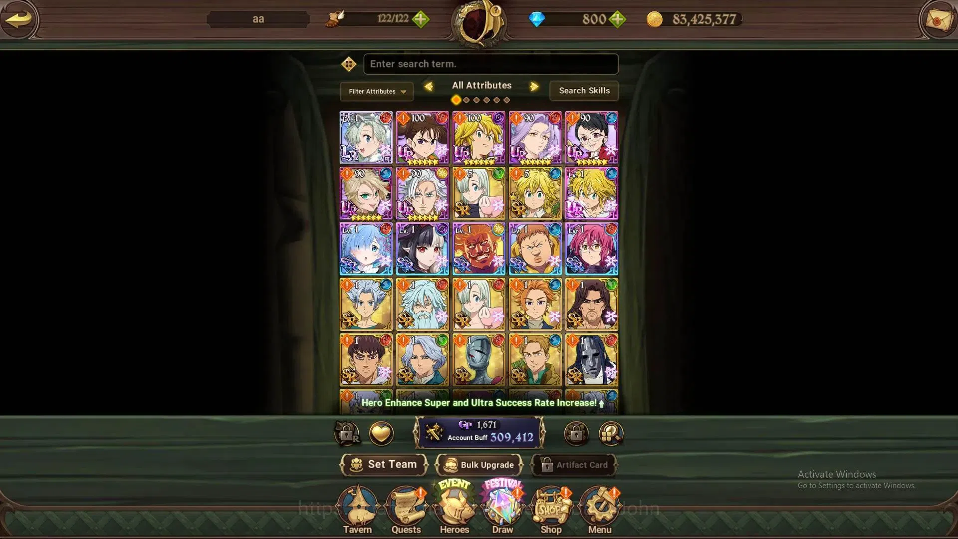 The Seven Deadly Sins: Grand Cross Accounts Global | 309K CC | 780 DM | LR Elizabeth 1/6 |UR D image 5