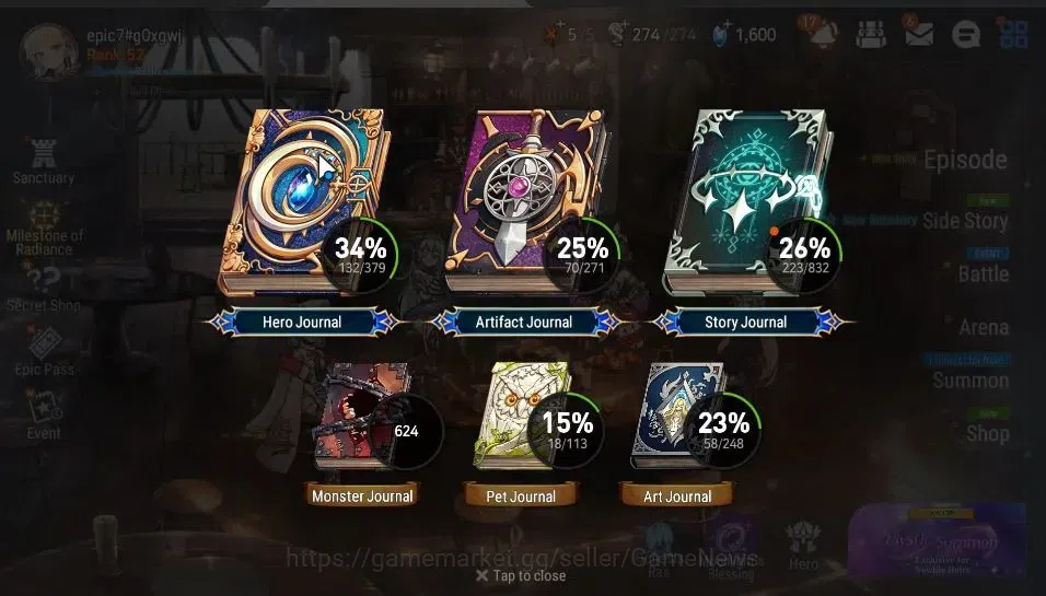 Epic Seven Accounts Mid-Tier GLOBAL Unverif|NewEra|8 ML[Harsetti,LW Peira,SSez,DB Senya,Etc]+Setsuka,AS Flan,TA 3