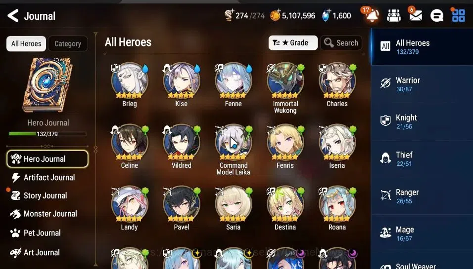 Epic Seven Accounts Mid-Tier GLOBAL Unverif|NewEra|8 ML[Harsetti,LW Peira,SSez,DB Senya,Etc]+Setsuka,AS Flan,TA 6