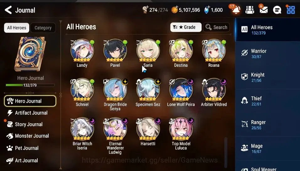 Epic Seven Accounts Mid-Tier GLOBAL Unverif|NewEra|8 ML[Harsetti,LW Peira,SSez,DB Senya,Etc]+Setsuka,AS Flan,TA 7
