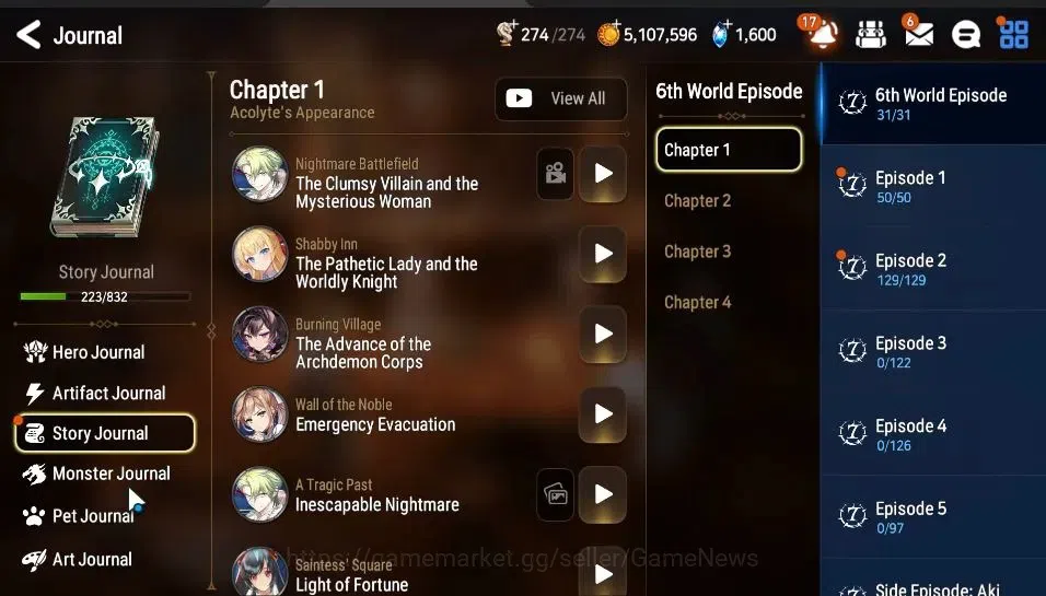Epic Seven Accounts Mid-Tier GLOBAL Unverif|NewEra|8 ML[Harsetti,LW Peira,SSez,DB Senya,Etc]+Setsuka,AS Flan,TA 9
