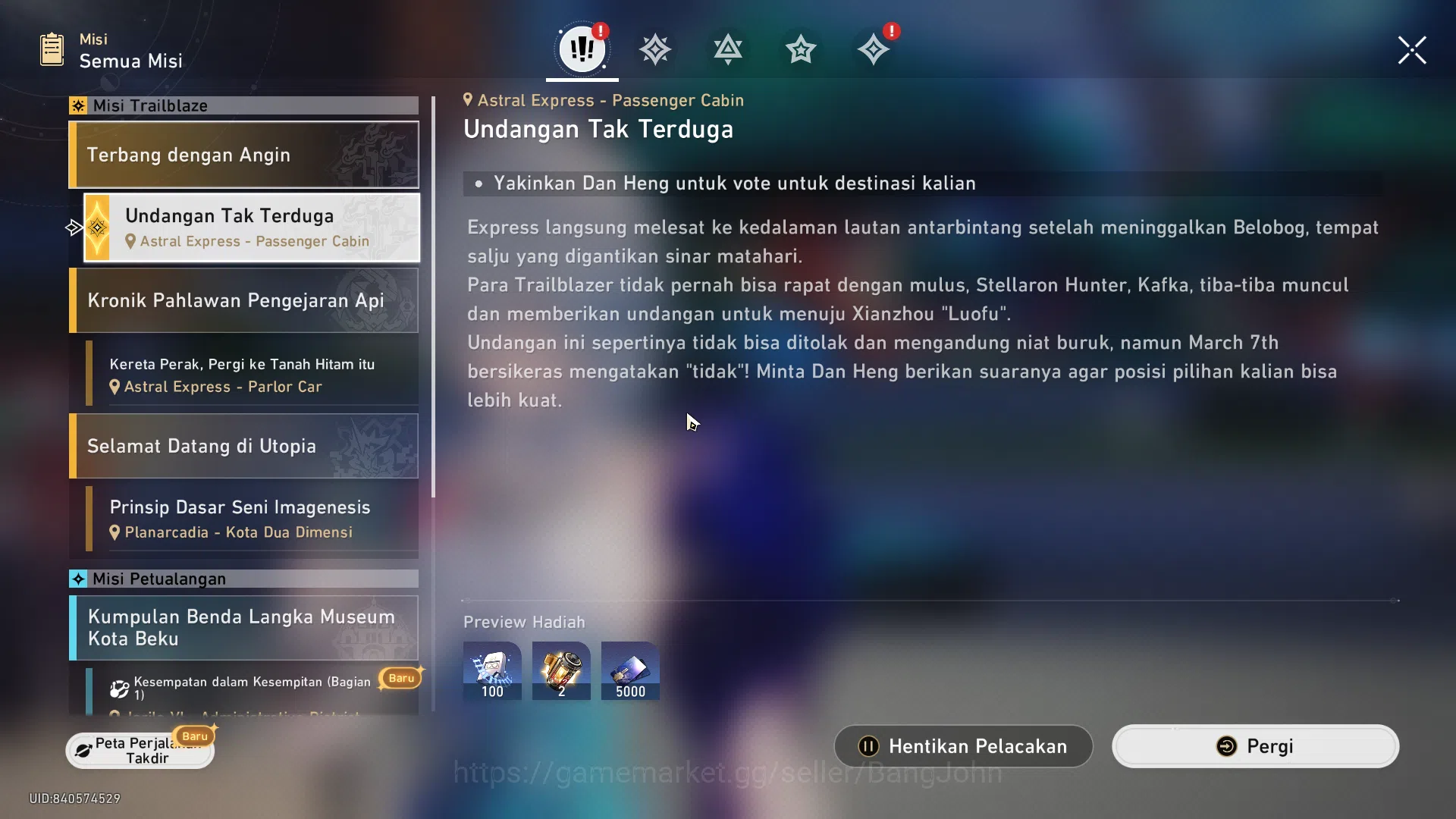 Honkai Star Rail Accounts ASIA | TL 39 | 3 Limit | Yaoguang Sign, Phainon, A image 10