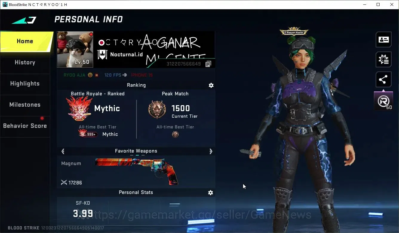 Blood Strike Accounts ASIA|7 ULTRA[Ethan,M4A1,INP9,AUG-Apocalypse,UMP45, image 2