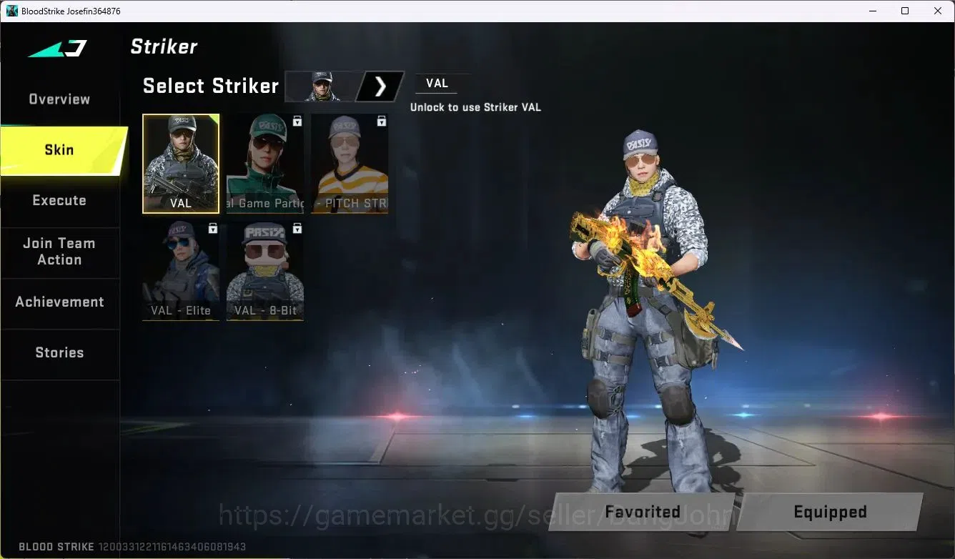 Blood Strike Accounts ASIA | Collab AK47-Sacred Axe Rhitta (7DS)|Legend image 6