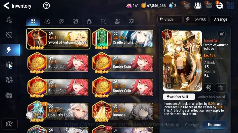 Epic Seven Accounts GLOBAL|UnVerif|7 ML(Salome,Specimen Sez,Apocalypse image 20