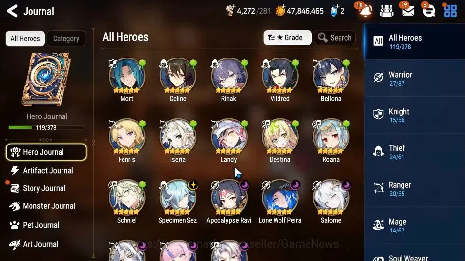 Epic Seven Accounts GLOBAL|UnVerif|7 ML(Salome,Specimen Sez,Apocalypse image 6