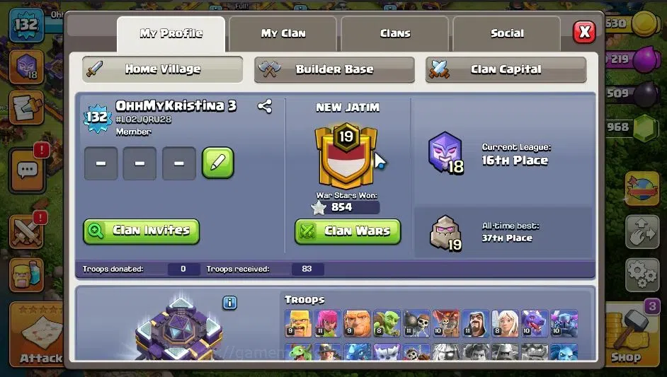 Clash of Clans Accounts ASIA|TH 15 - BH 6|HH 9|Limited Skin|BK 50,AQ 57,GW image 2