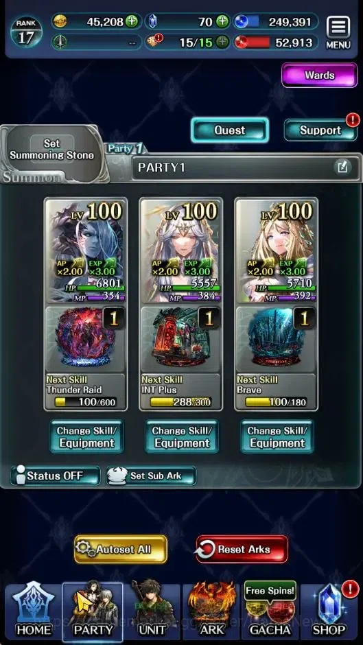 Last Cloudia Accounts GLOBAL|Rank 17|Top Tier Unit [Spirit Maiden Sera,G image 4