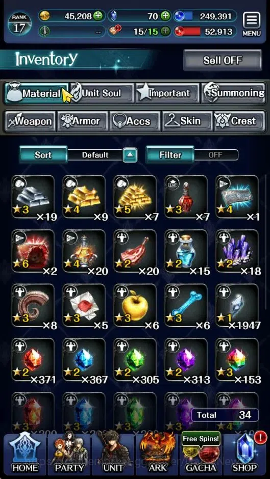 Last Cloudia Accounts GLOBAL|Rank 17|Top Tier Unit [Spirit Maiden Sera,G image 8