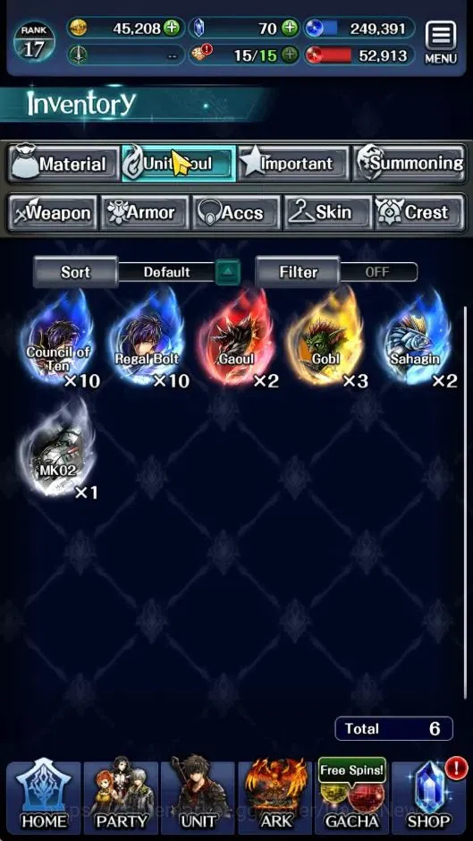 Last Cloudia Accounts GLOBAL|Rank 17|Top Tier Unit [Spirit Maiden Sera,G image 9