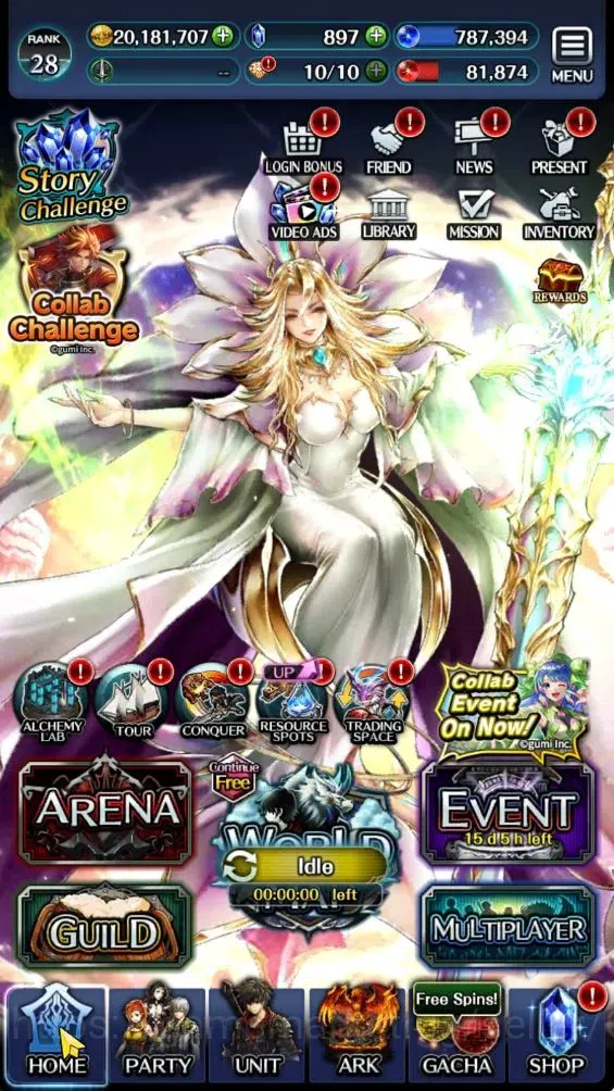 Last Cloudia Accounts GLOBAL|Rank 28|Manny Collab(Ainz Ooal,Alphen,Vergi image 18