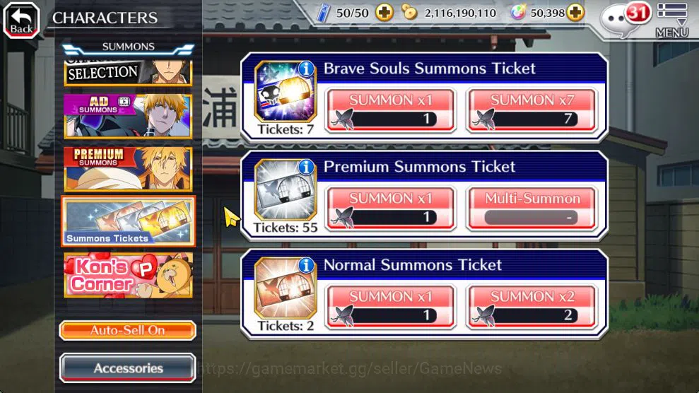 Bleach: Brave Souls Accounts [GBL]50K Orb|Soul Reaper[Shunsui,Jushiro],Ichigo 1 image 15