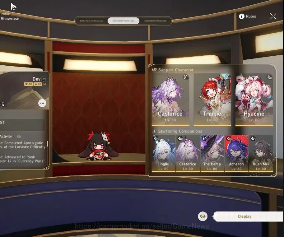 Honkai Star Rail Accounts Asia|TL 68|12 Limited|[SW 999,Castorice,Hyacine]+S image 2