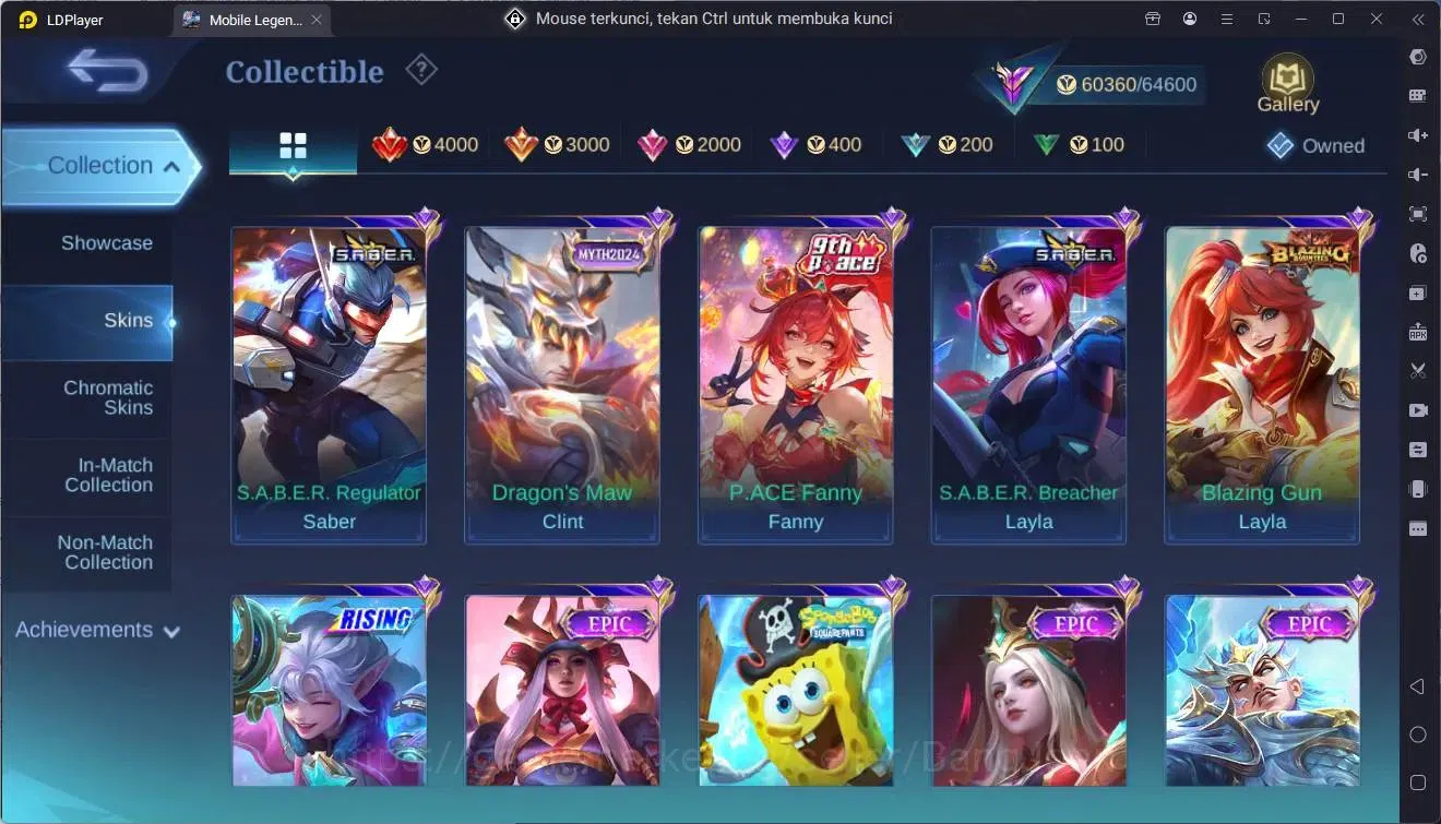 Mobile Legends: Bang Bang Accounts Collector Global |Hero 120|Skin 241|Renowned|Legend Johnson|Naruto Lukas|KOF 11