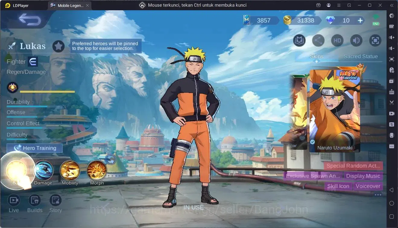 Mobile Legends: Bang Bang Accounts Collector Global |Hero 120|Skin 241|Renowned|Legend Johnson|Naruto Lukas|KOF 20